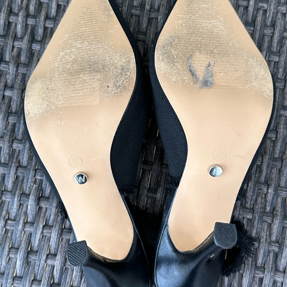 Chic Black Star-Embellished Women's Heels - Picture 4 of 7